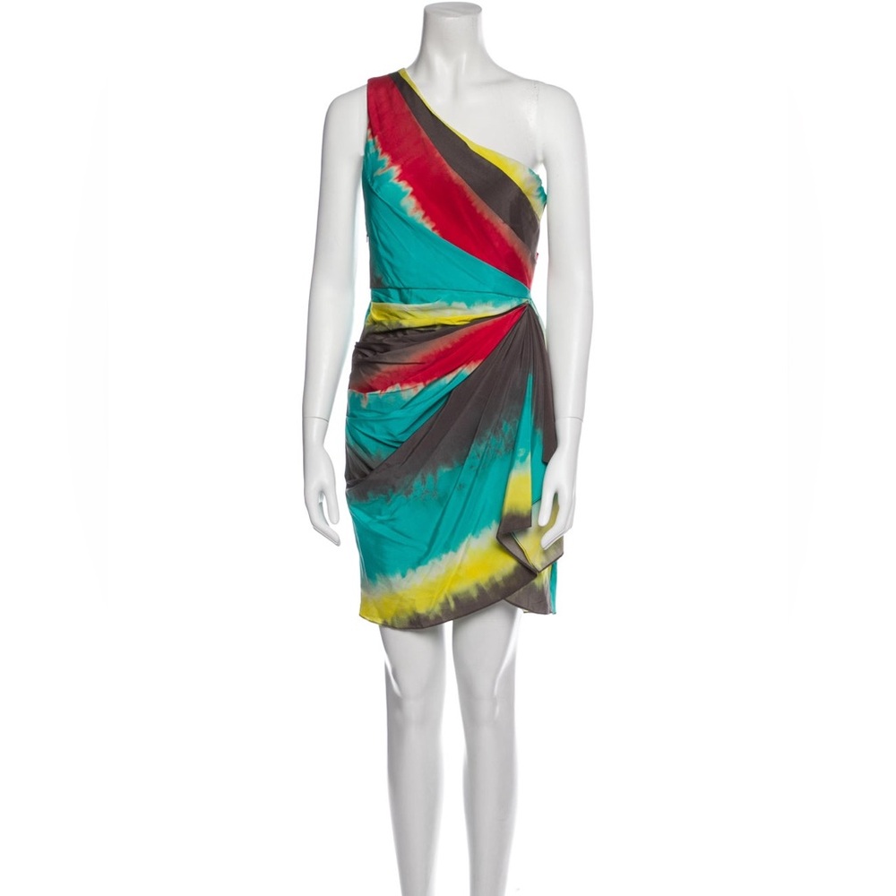 Alice + Oliva Silk Mini Dress: No Size Tag